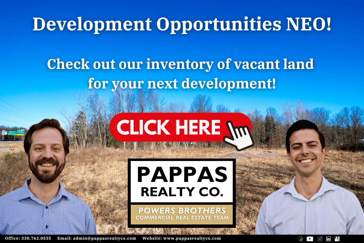 Pappas Realty Co. Commercial Real Estate Services - Vacant Land - Northeast Ohio